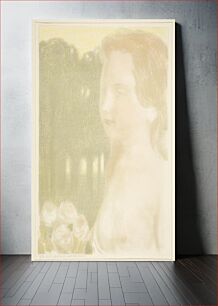 Πίνακας, She was more beautiful than dreams (Elle etait plus belle que les reves) (1898) by Maurice Denis