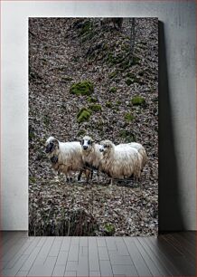 Πίνακας, Sheep in a Forest Πρόβατα σε ένα δάσος