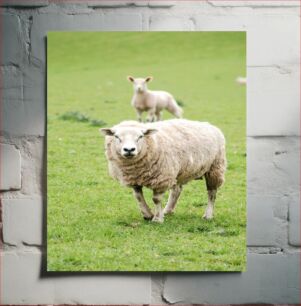 Πίνακας, Sheep in the Field Πρόβατα στο χωράφι