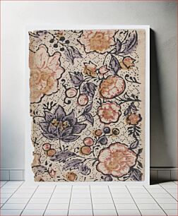 Πίνακας, Sheet with overall floral and dot pattern