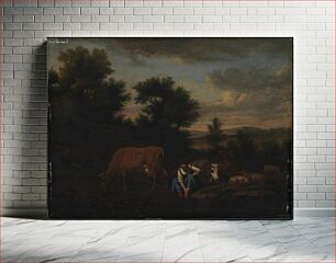 Πίνακας, Shepherdess with cattle by Adriaen van de Velde