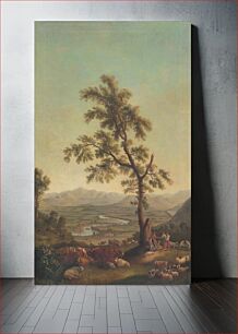 Πίνακας, Shepherds under the tree, Karel Postl