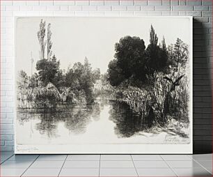 Πίνακας, Shere Mill Pond, No. II (Large Plate) by Sir Francis Seymour Haden