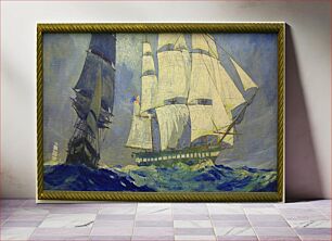 Πίνακας, Ships Through the Ages: Frigates "Constitution" and "Boston"