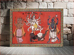 Πίνακας, Shiva Performing the Dance of Bliss while Vishnu and Brahma Provide Musical Accompaniment