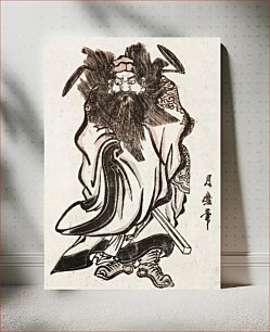Πίνακας, Shōki, the Demon Queller by Kitagawa Kikumaro and Kitagawa Kikumaro