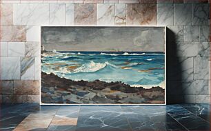 Πίνακας, Shore and Surf, Nassau by Winslow Homer