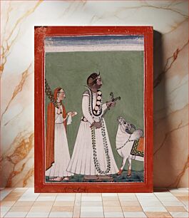 Πίνακας, Sidh Sen (reigned 1684-1727) Dressed as Shiva