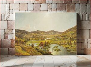 Πίνακας, Sidney Plains with the Union of the Susquehanna and Unadilla Rivers by Jasper Francis Cropsey