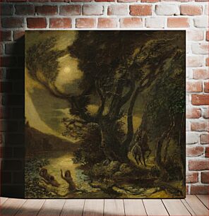 Πίνακας, Siegfried and the Rhine Maidens (1888–1891) by Albert Pinkham Ryder