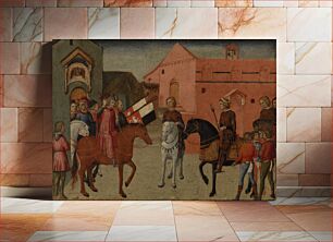 Πίνακας, Sienese Government Officials Receiving an Embassy by Giovanni di Pietro