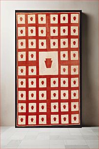 Πίνακας, Signature Quilt, 'Bucket of Blood' by Roslyn Section American Red Cross