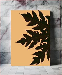 Πίνακας, Silhouette of a Leaf Σιλουέτα ενός φύλλου