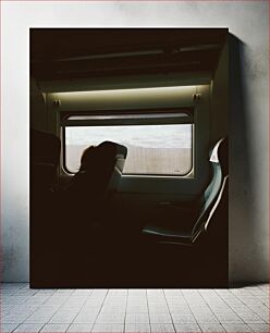 Πίνακας, Silhouette on a Train Σιλουέτα σε ένα τρένο