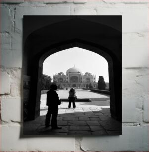 Πίνακας, Silhouettes at Historical Monument Σιλουέτες σε Ιστορικό Μνημείο