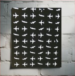 Πίνακας, Silhouettes of Airplanes Σιλουέτες αεροπλάνων