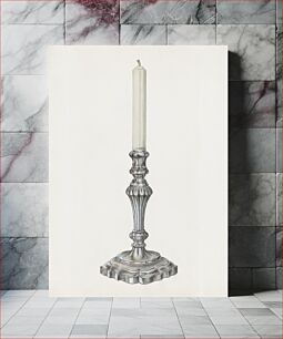 Πίνακας, Silver Candlestick (ca. 1936) by Horace Reina
