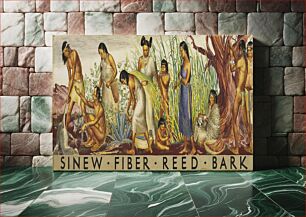 Πίνακας, Sinew, Fiber, Reed, Bark (mural study)