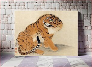 Πίνακας, Sitting Tiger (1777) by Maruyama Ōkyo