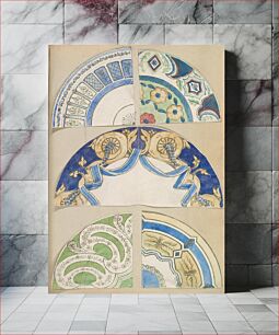 Πίνακας, Six Designs for Decorated Plates by Alfred Henry Forrester