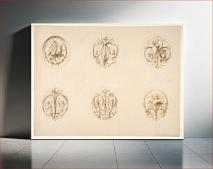 Πίνακας, Six designs set in medallions