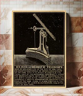 Πίνακας, Six-inch achromatic telescope made by Mr