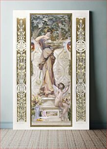 Πίνακας, Sketch for the festive staircase of the Hôtel de Ville in Paris: Les Refreshissements (1888-1898) by Luc-Olivier Merson