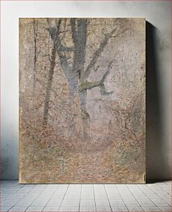 Πίνακας, Sketch of autumn forest by László Mednyánszky