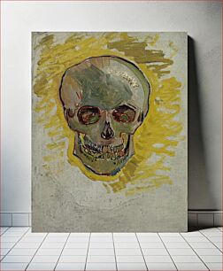 Πίνακας, Skull (1887) expressionism by Vincent van Gogh