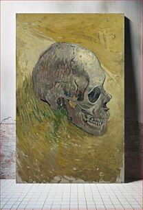 Πίνακας, Skull (1887) expressionism by Vincent van Gogh