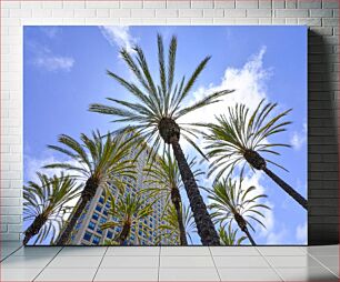Πίνακας, Skyline with Palm Trees Ορίζοντας με φοίνικες
