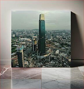 Πίνακας, Skyscraper in Urban Landscape Ουρανοξύστης στο αστικό τοπίο