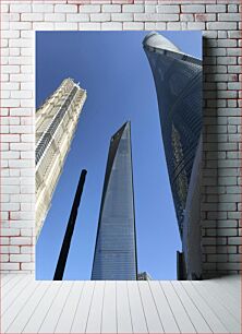 Πίνακας, Skyscrapers Against Blue Sky Skyscrapers Against Blue Sky