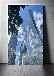 Πίνακας, Skyscrapers and Reflections Ουρανοξύστες και Αντανακλάσεις