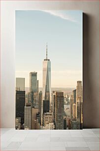 Πίνακας, Skyscrapers at Dawn Ουρανοξύστες στην Αυγή