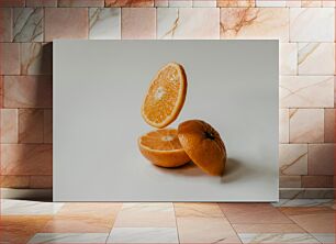 Πίνακας, Sliced Orange Floating Πορτοκάλι σε φέτες Floating