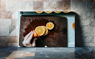 Πίνακας, Slicing Oranges Κόψιμο πορτοκαλιών
