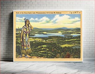 Πίνακας, Smile of the Great Spirit, Lake Winnipesaukee, N.H. from Mt. Belknap