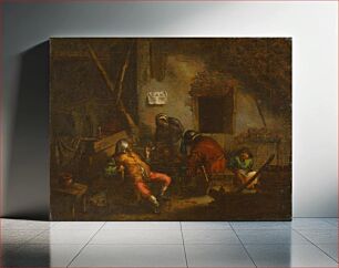 Πίνακας, Smokers (allegory of smell), Adriaen Van Ostade