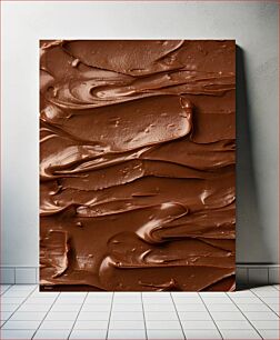 Πίνακας, Smooth Chocolate Texture Λεία Σοκολατένια Υφή