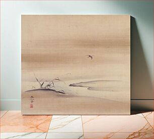 Πίνακας, Snipes (right from the triptych Three Evening Scenes) during first half 19th century by Suzuki Kiitsu