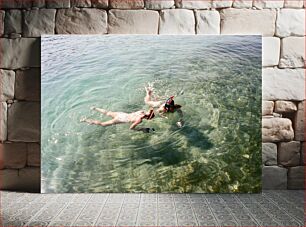 Πίνακας, Snorkeling in Clear Water Κολύμβηση με αναπνευστήρα σε Καθαρά Νερά