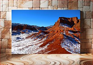 Πίνακας, Snow-Capped Desert Hills Χιονισμένοι λόφοι της ερήμου