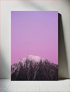 Πίνακας, Snow-Capped Mountain at Dawn Χιονισμένο βουνό την αυγή