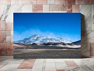 Πίνακας, Snow-capped Mountain Landscape Χιονισμένο ορεινό τοπίο