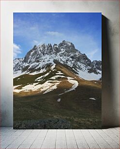 Πίνακας, Snow-Capped Mountain Landscape Χιονισμένο ορεινό τοπίο