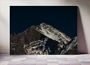 Πίνακας, Snow-Capped Mountain Peak Χιονισμένη Κορυφή