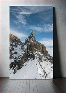 Πίνακας, Snow-Capped Mountain Peak Χιονισμένη Κορυφή