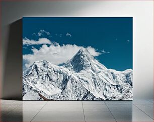 Πίνακας, Snow-Capped Mountain Peak Χιονισμένη Κορυφή
