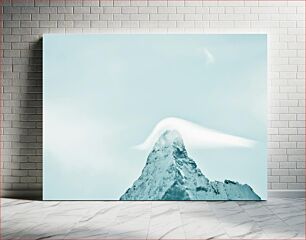 Πίνακας, Snow-Capped Mountain Peak Χιονισμένη Κορυφή